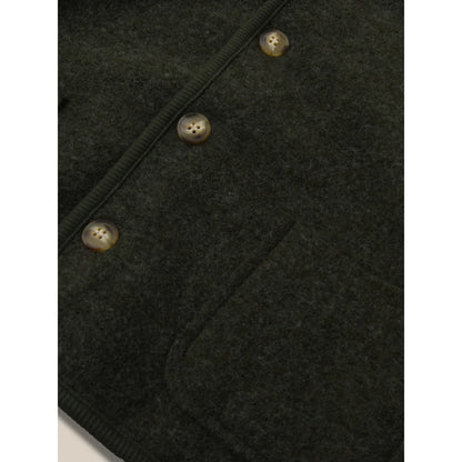 Organic Zoo Wool Jacket Basil Detail