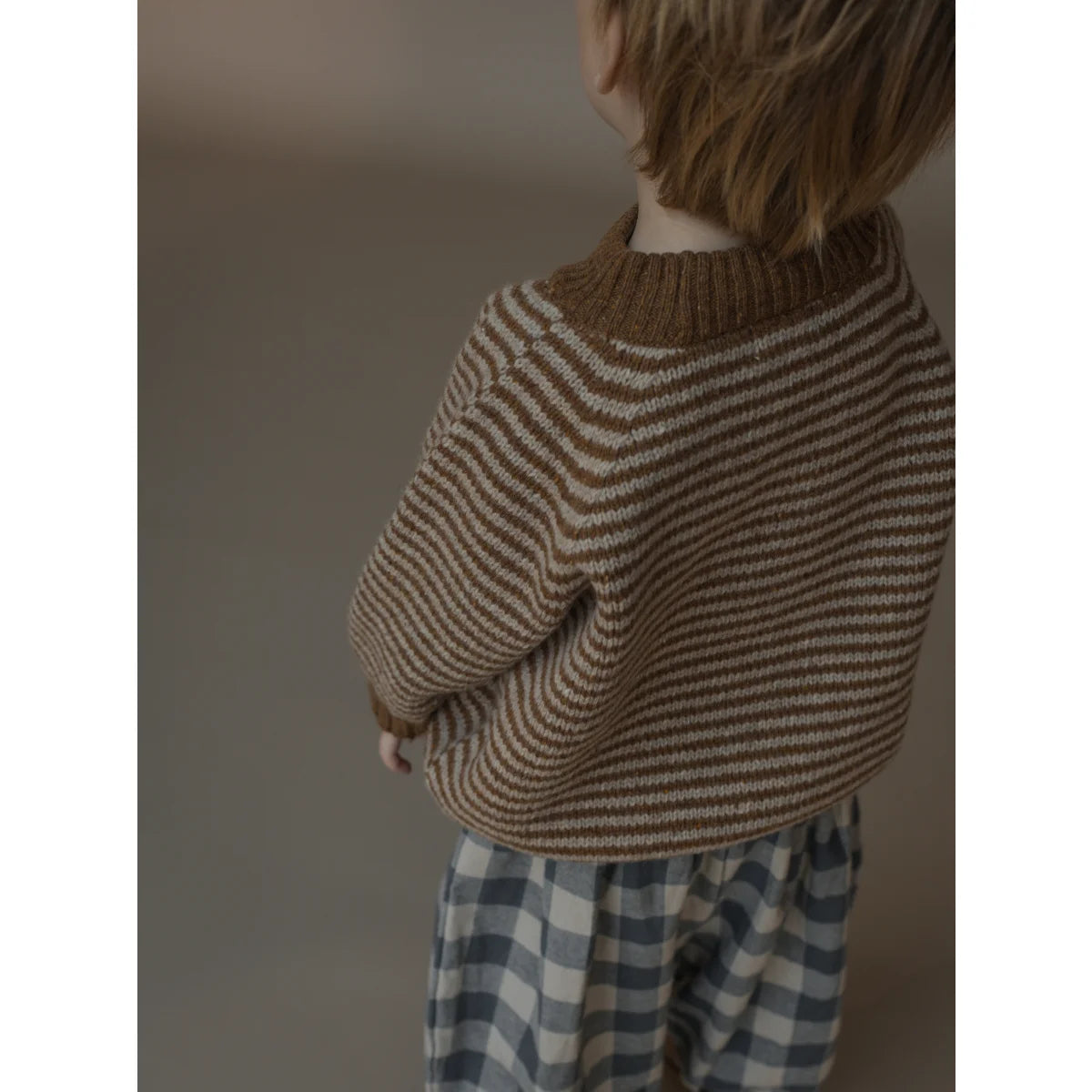 Wool Jumper | Chestnut Stripes