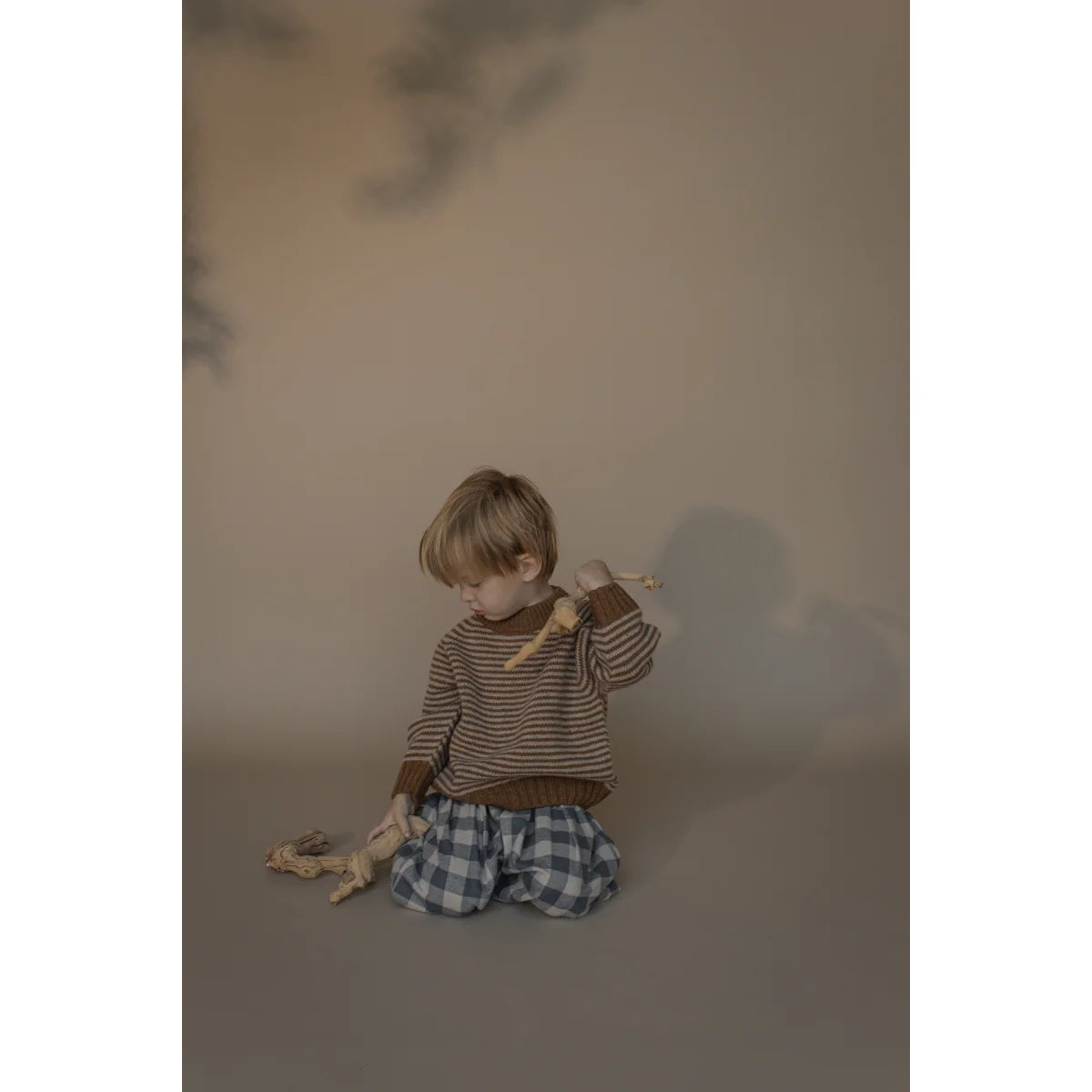 Wool Jumper | Chestnut Stripes