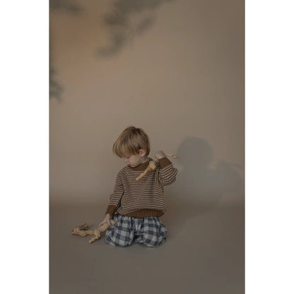 Wool Jumper | Chestnut Stripes