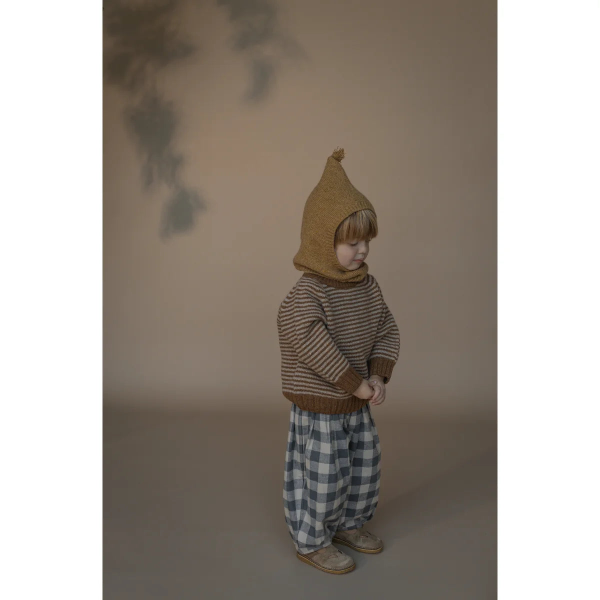 Wool Jumper | Chestnut Stripes