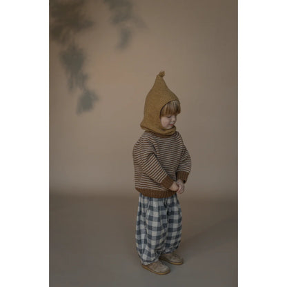 Wool Jumper | Chestnut Stripes