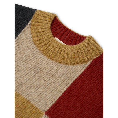 Organic Zoo Wool Jumper Patchwork