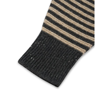 Organic Zoo Wool Salopette Charcoal Stripes