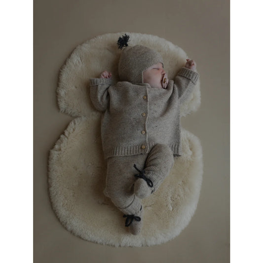 Wool Salopette | Oatmeal