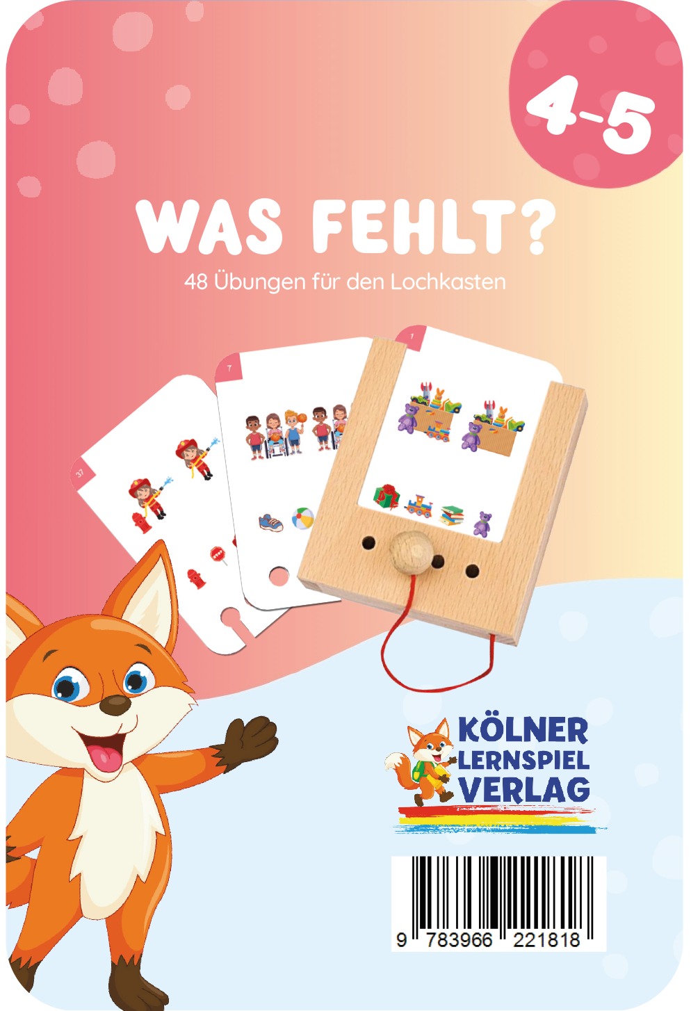 Lochkasten Kartensatz Was fehlt? vom Kölner Lernspielverlag