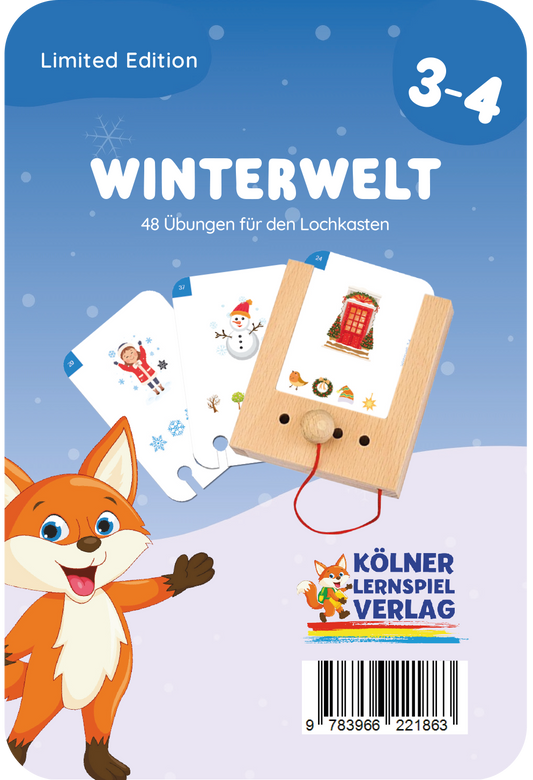 Lochkasten Kartensatz Winterwelt vom Kölner Lernspielverlag
