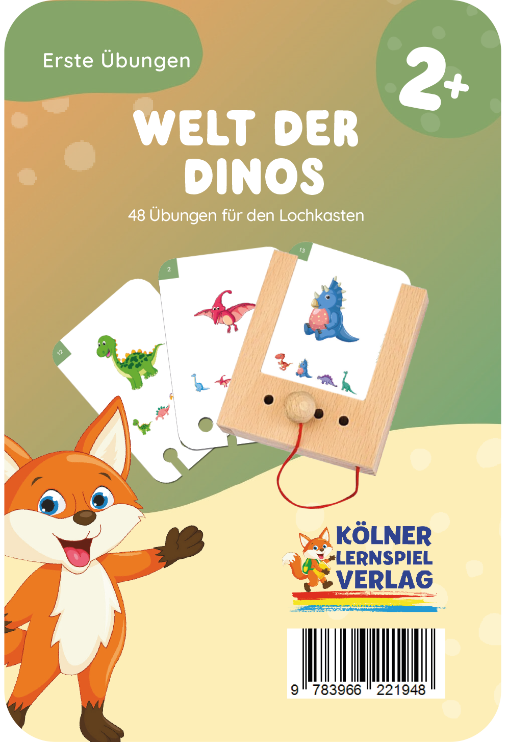 Lochkasten Kartensatz Welt der Dinos vom Kölner Lernspielverlag