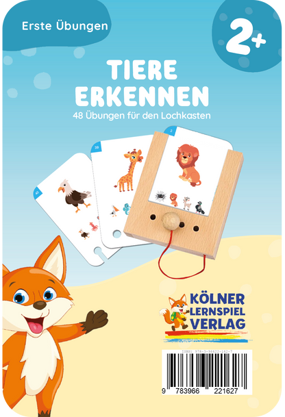 Lochkasten Kartensatz Tiere erkennen vom Kölner Lernspielverlag